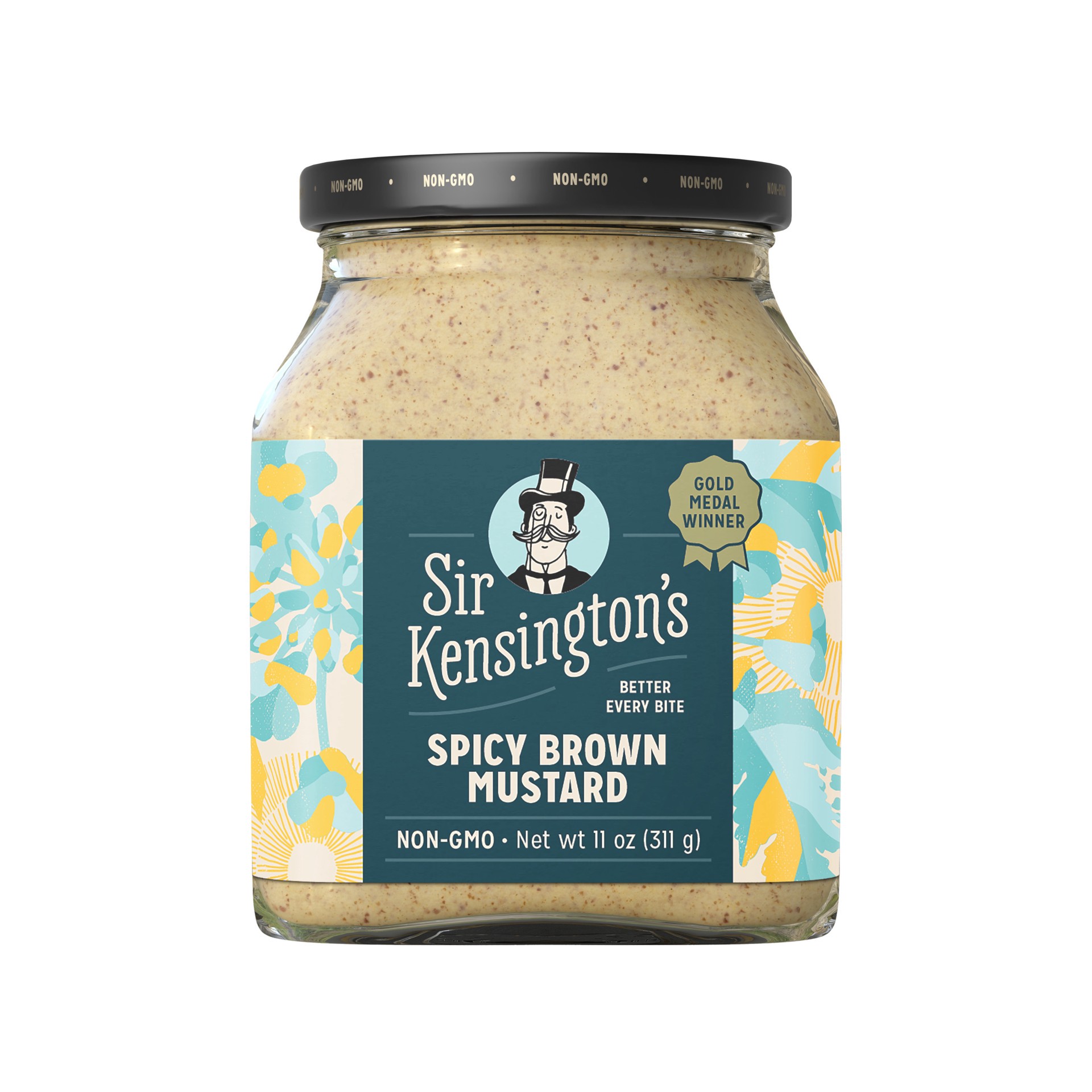 slide 1 of 4, Sir Kensington's Dressing/Spread Mustard Spicy Brown 11 OZ, 11 oz