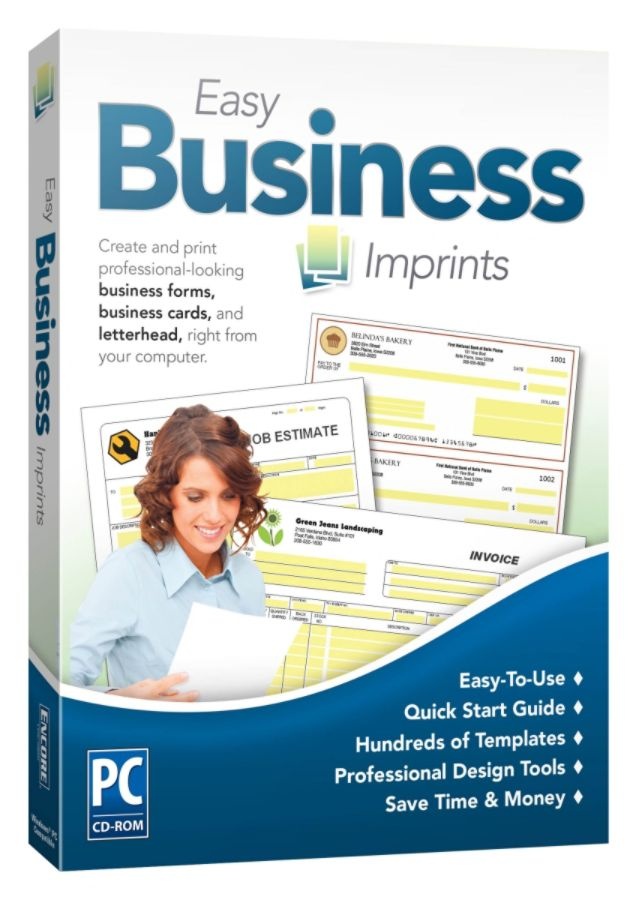 slide 2 of 3, Encore Easy Business Imprints, For 1 Pc, 1-Year Subscription, Traditional Disc, 1 ct