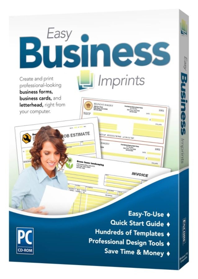 slide 3 of 3, Encore Easy Business Imprints, For 1 Pc, 1-Year Subscription, Traditional Disc, 1 ct