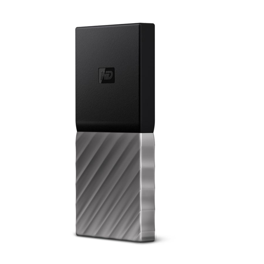 slide 2 of 6, Western Digital My Passport 256Gb Portable External Solid State Drive, Wdbkvx2560Psl-Wesn, Black/Gun Metal, 1 ct