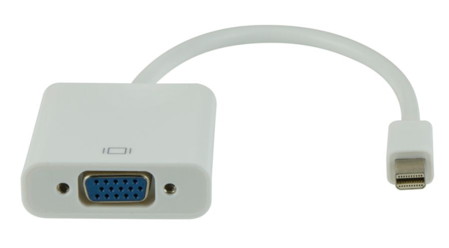 slide 3 of 3, Ativa Mini Display Port Male To Vga Female Pigtail, White, 27522, 1 ct