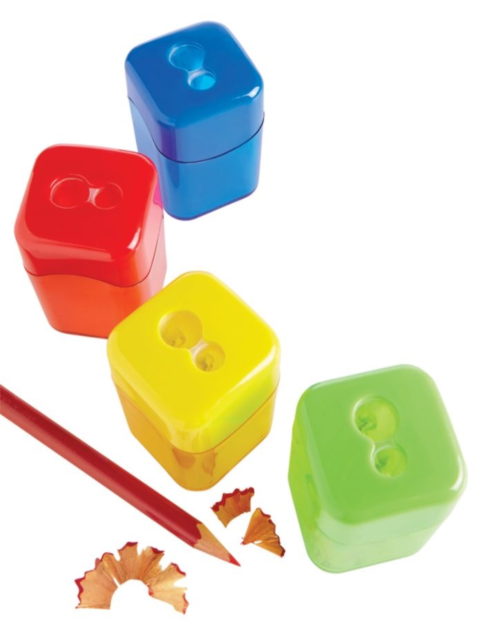 slide 7 of 9, Office Depot Brand Manual Pencil Sharpeners, Assorted Colors, 1 ct