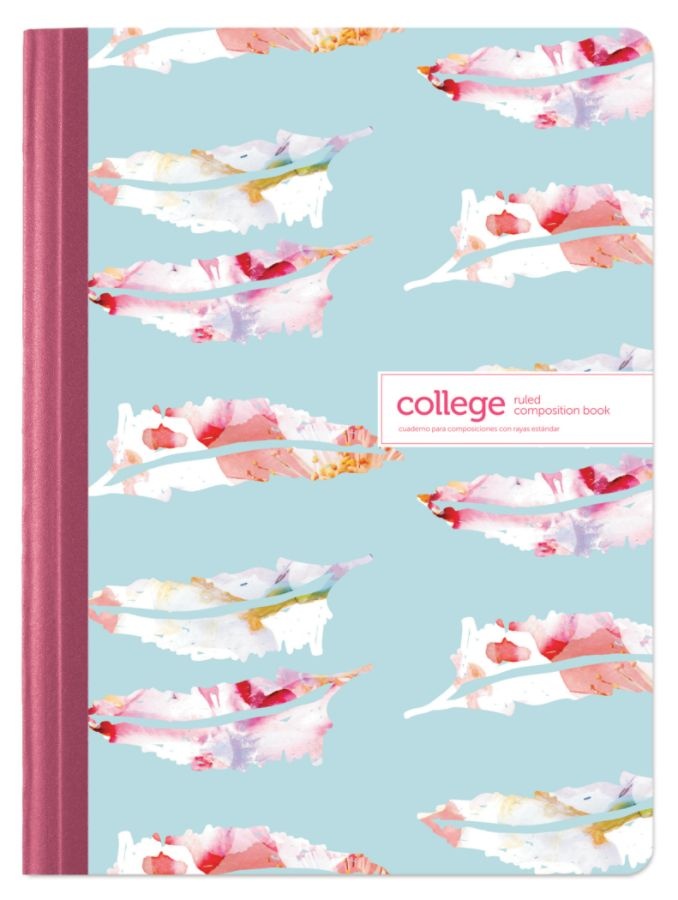 slide 2 of 5, Office Depot Brand Fashion Composition Notebook, 7 1/2'' X 9 3/4'', 1 Subject, College Ruled, 80 Sheets, Assorted Designs (No Design Choice), 80 ct