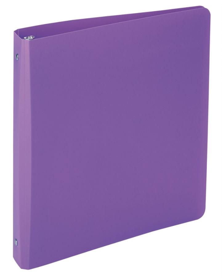 slide 3 of 10, Office Depot Brand Heavy-Duty Round-Ring Binder, 1'' Rings, Assorted Colors, 1 ct