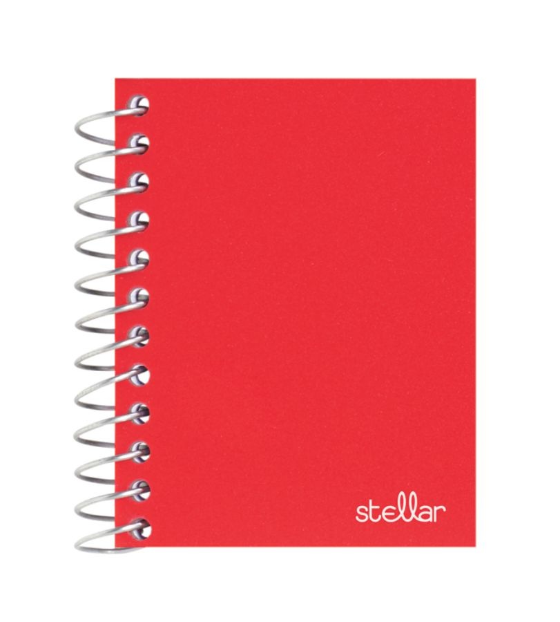 slide 2 of 5, Office Depot Brand Mini Stellar Spiral Poly Notebook, 2 1/2'' X 4'', College Ruled, 300 Pages (150 Sheets), Assorted Colors, 150 ct