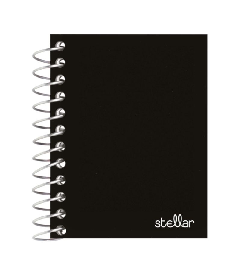 slide 4 of 5, Office Depot Brand Mini Stellar Spiral Poly Notebook, 2 1/2'' X 4'', College Ruled, 300 Pages (150 Sheets), Assorted Colors, 150 ct