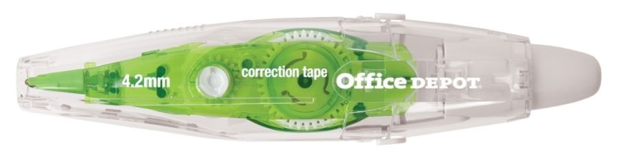 slide 2 of 2, Office Depot Brand Correction Tape Pen, Opaque White, 1 ct