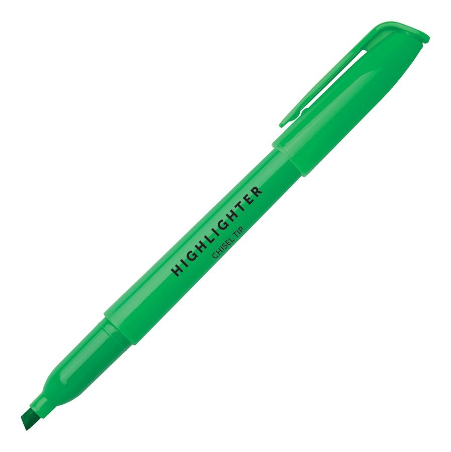 slide 3 of 7, Office Depot Brand Pen-Style Highlighters, 100% Recycled, Assorted Colors, Pack Of 6 Highlighters, 6 ct