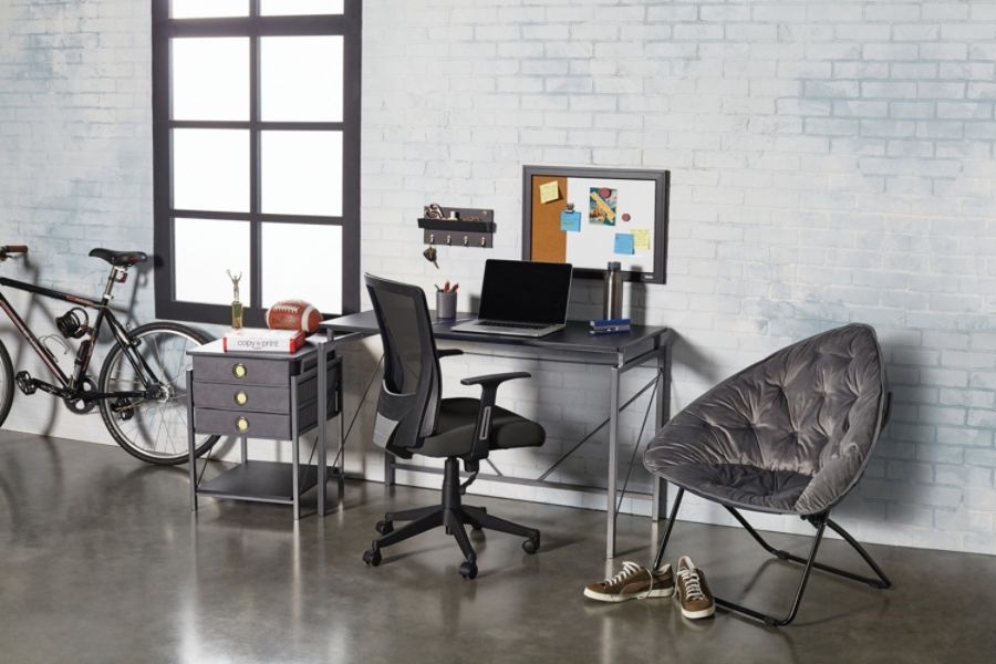 slide 5 of 9, Brenton Studio Radley Mid-Back Task Chair, Black, 1 ct