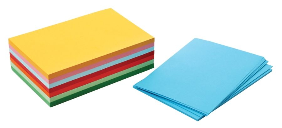 slide 6 of 8, Office Depot Brand Fluorescent Memo Sheets, 4'' X 6'', Assorted Colors, 500 Sheets, 500 ct