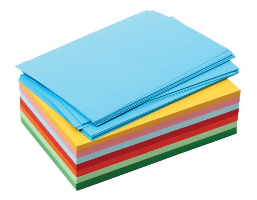 slide 8 of 8, Office Depot Brand Fluorescent Memo Sheets, 4'' X 6'', Assorted Colors, 500 Sheets, 500 ct