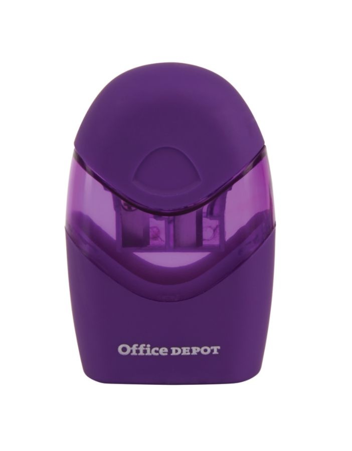 slide 2 of 5, Office Depot Brand Double-Hole Manual Pencil Sharpener, Assorted Colors, 1 ct