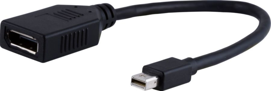 slide 3 of 4, Ativa Mini Displayport-To-Displayport Cable, 6'', Black, 36542, 1 ct