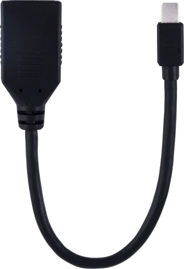 slide 4 of 4, Ativa Mini Displayport-To-Displayport Cable, 6'', Black, 36542, 1 ct