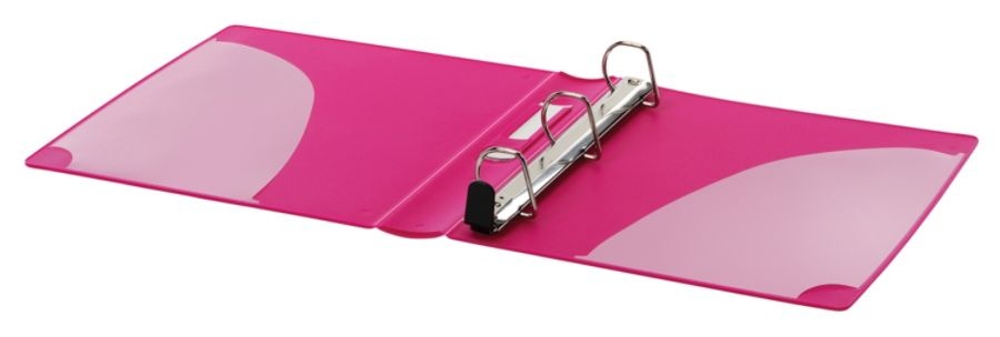 slide 2 of 5, Office Depot Brand Everbind D-Ring View Binder, 1 1/2'' Rings, Pink, 1 ct