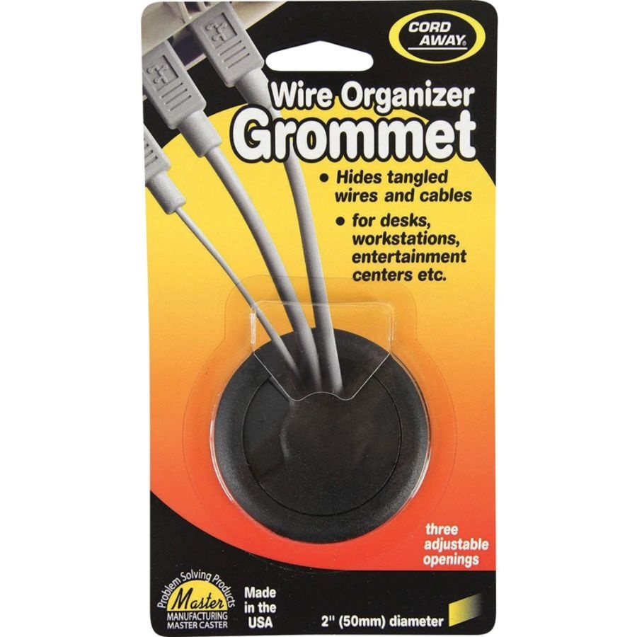 slide 5 of 5, Master Caster Cord Away Grommet, 2'' Adjustable, 1 ct