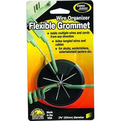 slide 5 of 5, Master Caster Cord Away Grommet, 2 3/8'' Flexible, 1 ct