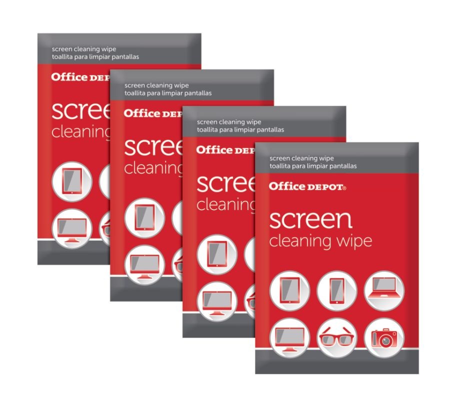 slide 2 of 2, Office Depot Brand Screen-Cleaning Wipes, Pack Of 100, 100 ct