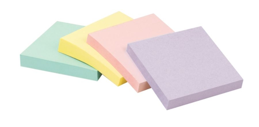 slide 3 of 3, Office Depot Brand Sticky Notes Value Pack, 3'' X 3'', Assorted Pastel Colors, 100 Sheets Per Pad, Pack Of 18, 18 ct