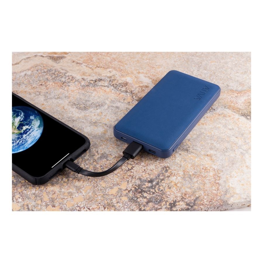 slide 3 of 4, Ativa 10,000Mah Battery Pack For Usb Devices, Navy, 47239, 1 ct