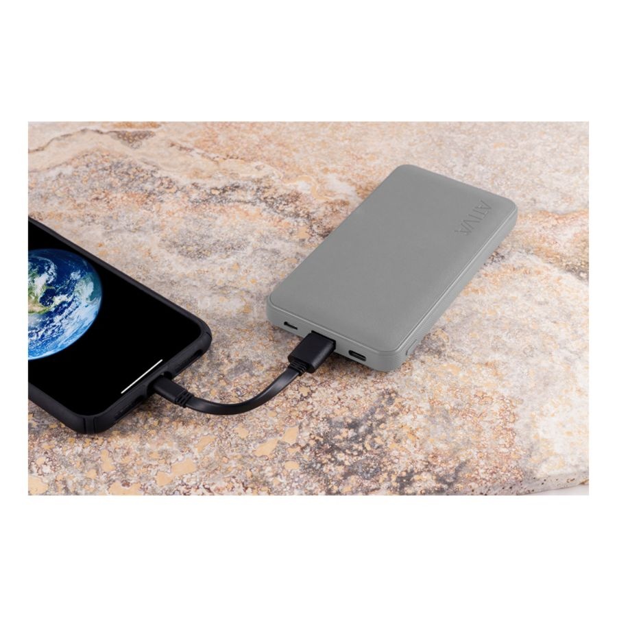 slide 2 of 4, Ativa 10,000Mah Battery Pack For Usb Devices, Gray, 46908, 1 ct