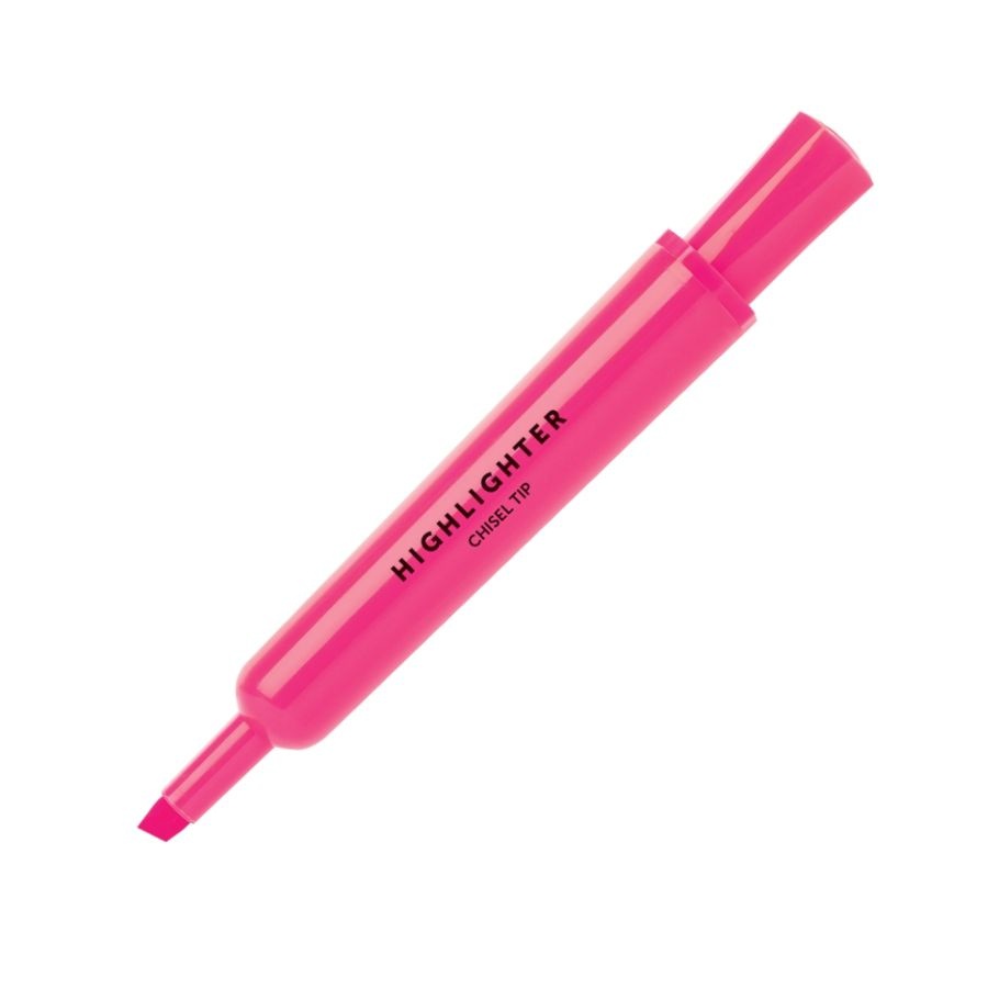 slide 5 of 8, Office Depot Brand Chisel-Tip Highlighter, 100% Recycled Plastic, Assorted Fluorescent Colors, Pack Of 36, 36 ct