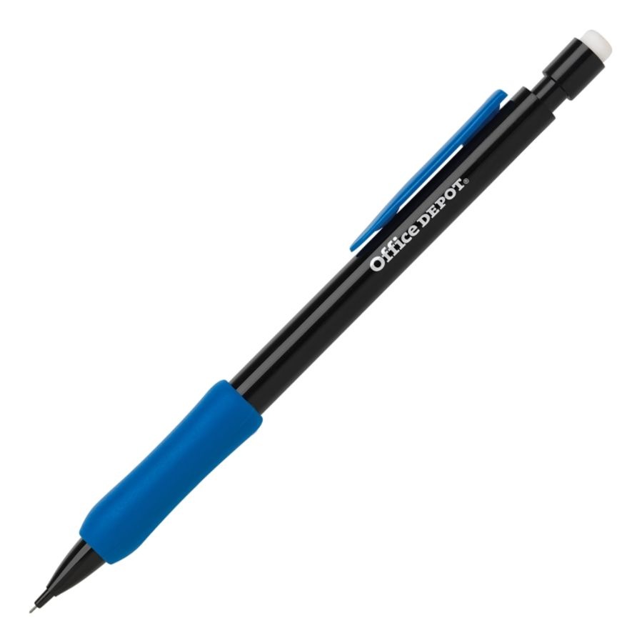 slide 2 of 6, Office Depot Brand Mechanical Pencils With Comfort Grip, 0.7 Mm, Black Barrel, Pack Of 48 Pencils, 48 ct