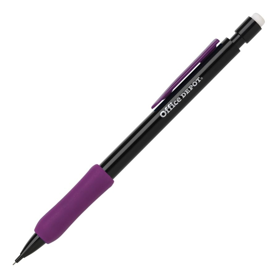 slide 4 of 6, Office Depot Brand Mechanical Pencils With Comfort Grip, 0.7 Mm, Black Barrel, Pack Of 48 Pencils, 48 ct