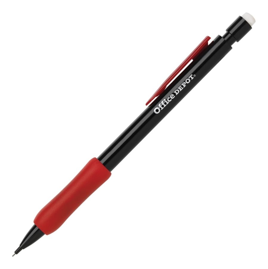 slide 3 of 6, Office Depot Brand Mechanical Pencils With Comfort Grip, 0.7 Mm, Black Barrel, Pack Of 48 Pencils, 48 ct