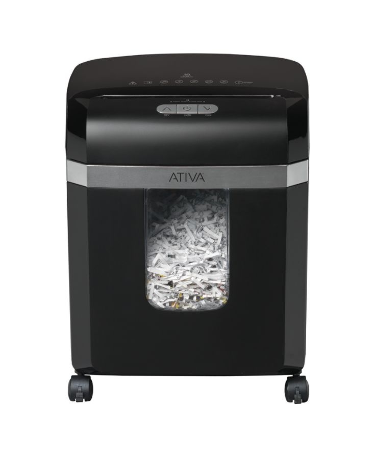 slide 2 of 6, Ativa Cross-Cut Shredder, C187-H, 10 ct