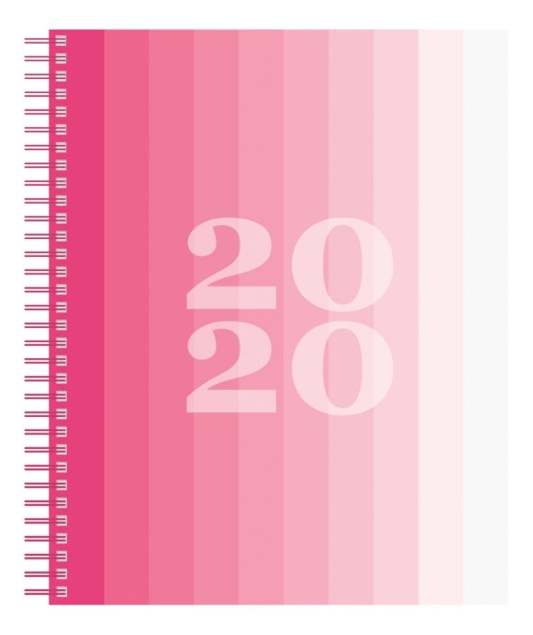 slide 4 of 4, Office Depot Brand Weekly/Monthly Planner, 5'' X 8'', Ombre, January To December 2020, 1 ct