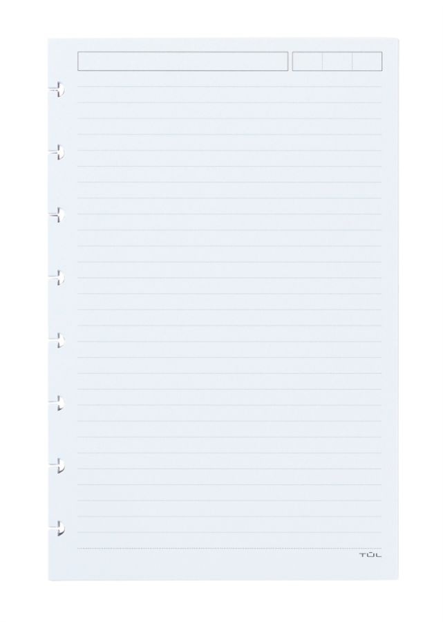 slide 2 of 3, TUL Custom Note-Taking System Discbound Refill Pages, Junior Size, Narrow Ruled, Assorted Colors, 50 ct; 5 1/2 in x 8 1/2 in