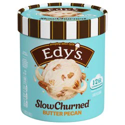 Edy's Slow Churned Butter Pecan Light Ice Cream, 1.5 Qt