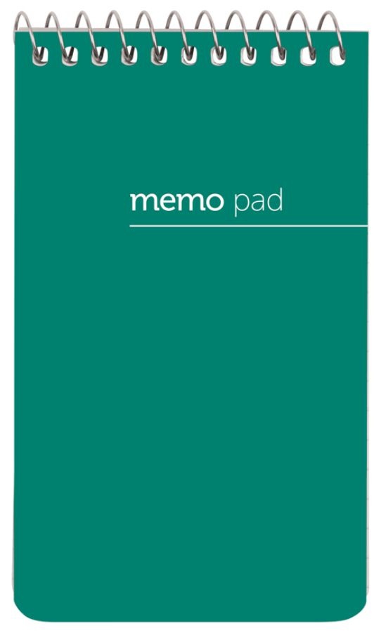 slide 3 of 5, Office Depot Brand Wirebound Top-Opening Memo Books, 3'' X 5'', 1 Hole-Punched, College Ruled, 60 Sheets, Assorted Colors (No Color Choice), Pack Of 3, 3 ct