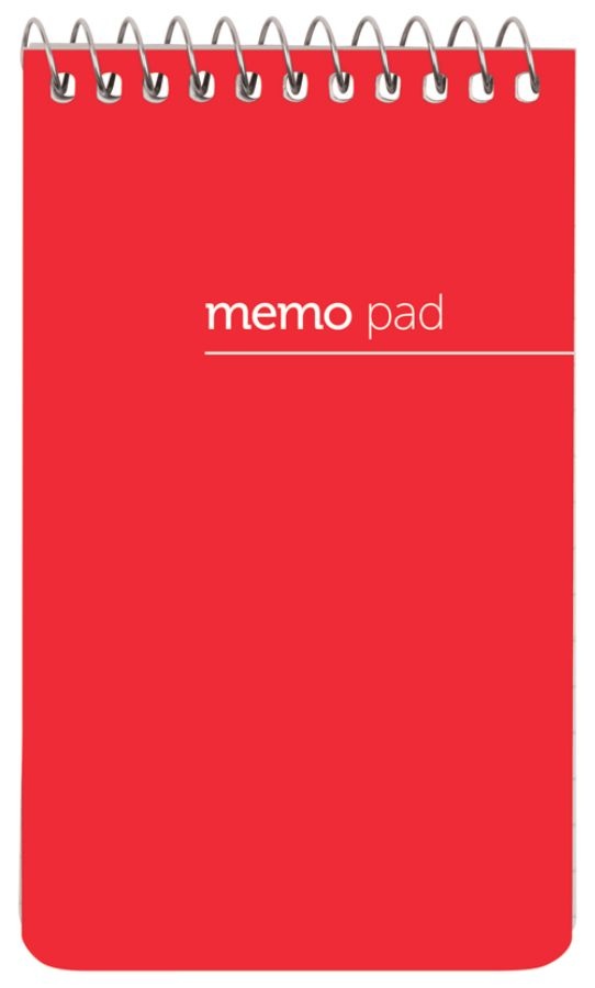 slide 2 of 5, Office Depot Brand Wirebound Top-Opening Memo Books, 3'' X 5'', 1 Hole-Punched, College Ruled, 60 Sheets, Assorted Colors (No Color Choice), Pack Of 3, 3 ct