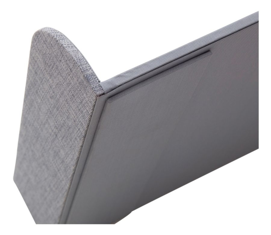 slide 3 of 5, Realspace Fabric Letter Tray, 12-1/2''H X 9-3/4''W X 2-1/4''D, Light Gray, 1 ct