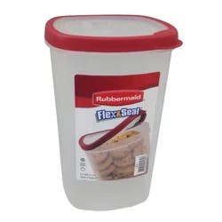 Rubbermaid Flex And Seal Food Storage Container - Clear/Red