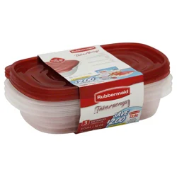 Rubbermaid Takealongs Rectangle 4.0c 3pk