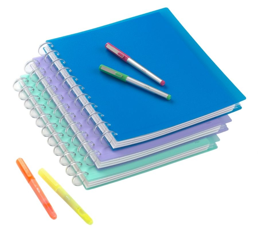 slide 3 of 4, TUL Custom Note-Taking System Discbound Student Notebook, Blue, 1 ct
