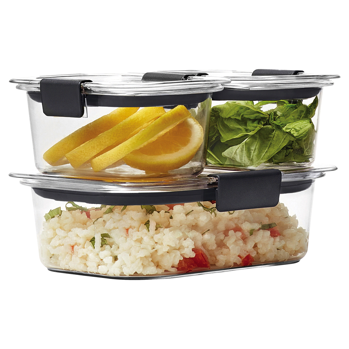 slide 2 of 7, Rubbermaid Food Storage Container Set, 6 ct