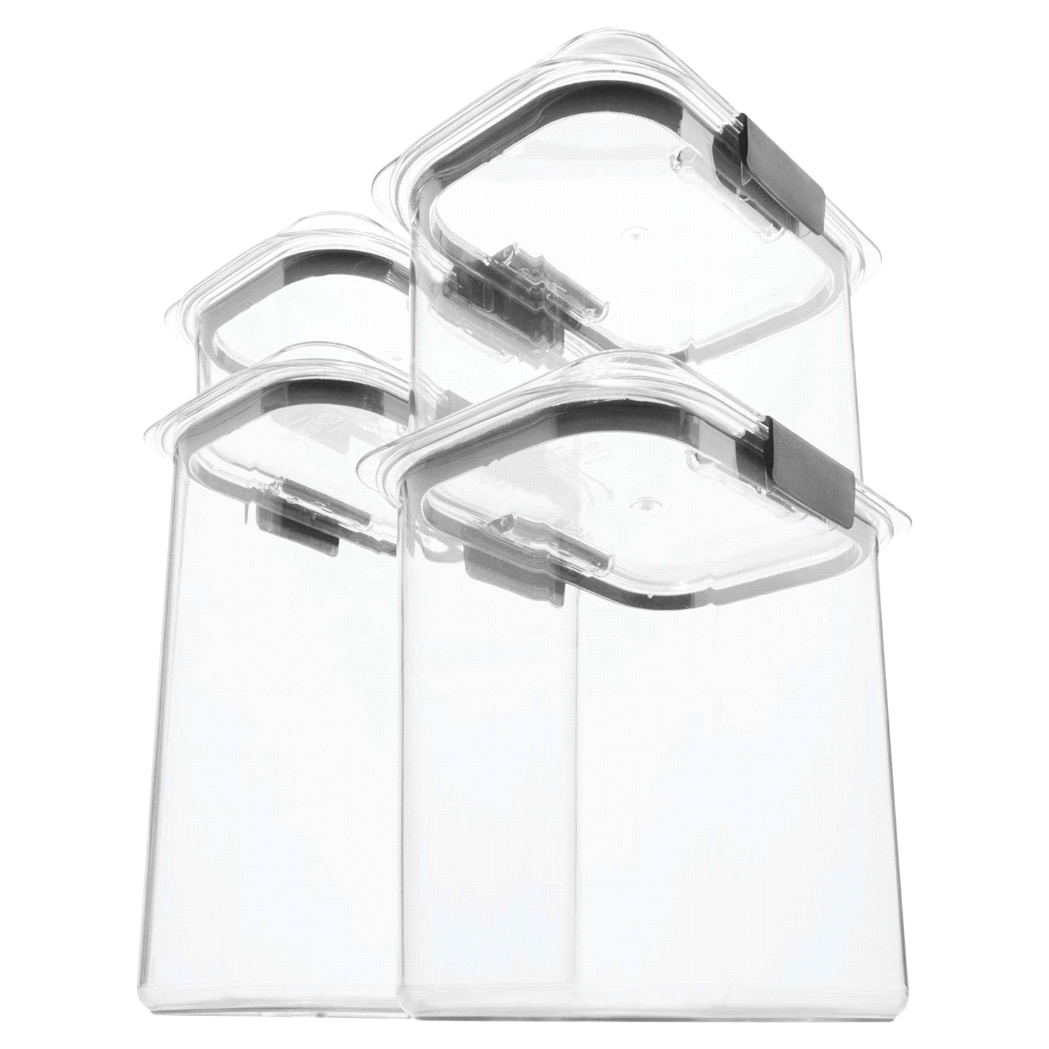 slide 2 of 2, Rubbermaid Brilliance Pantry Food Storage Containers Set, 8 ct