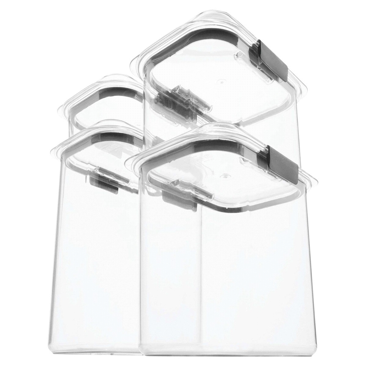 slide 3 of 9, Rubbermaid Brilliance Pantry Food Storage Containers Set, 8 ct