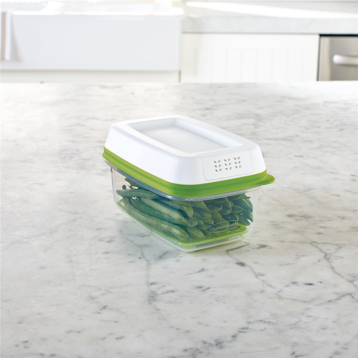 slide 2 of 4, Rubbermaid Food Storage Container Green, 4 cup