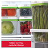 slide 20 of 21, Rubbermaid Freshworks Medium Produce Saver Container - Green, 1 ct