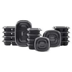Rubbermaid TakeAlongs Food Storage Containers with Divided Base Set