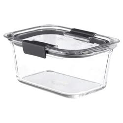 Rubbermaid Brilliance 4.7 Cup Glass Container 1 Each
