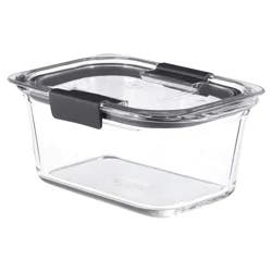 Rubbermaid Brilliance 4.7 Cup Glass Container 1 Each