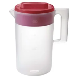 Rubbermaid Simply Pour Pitcher, Plastic Pitcher with Multifunction Lid