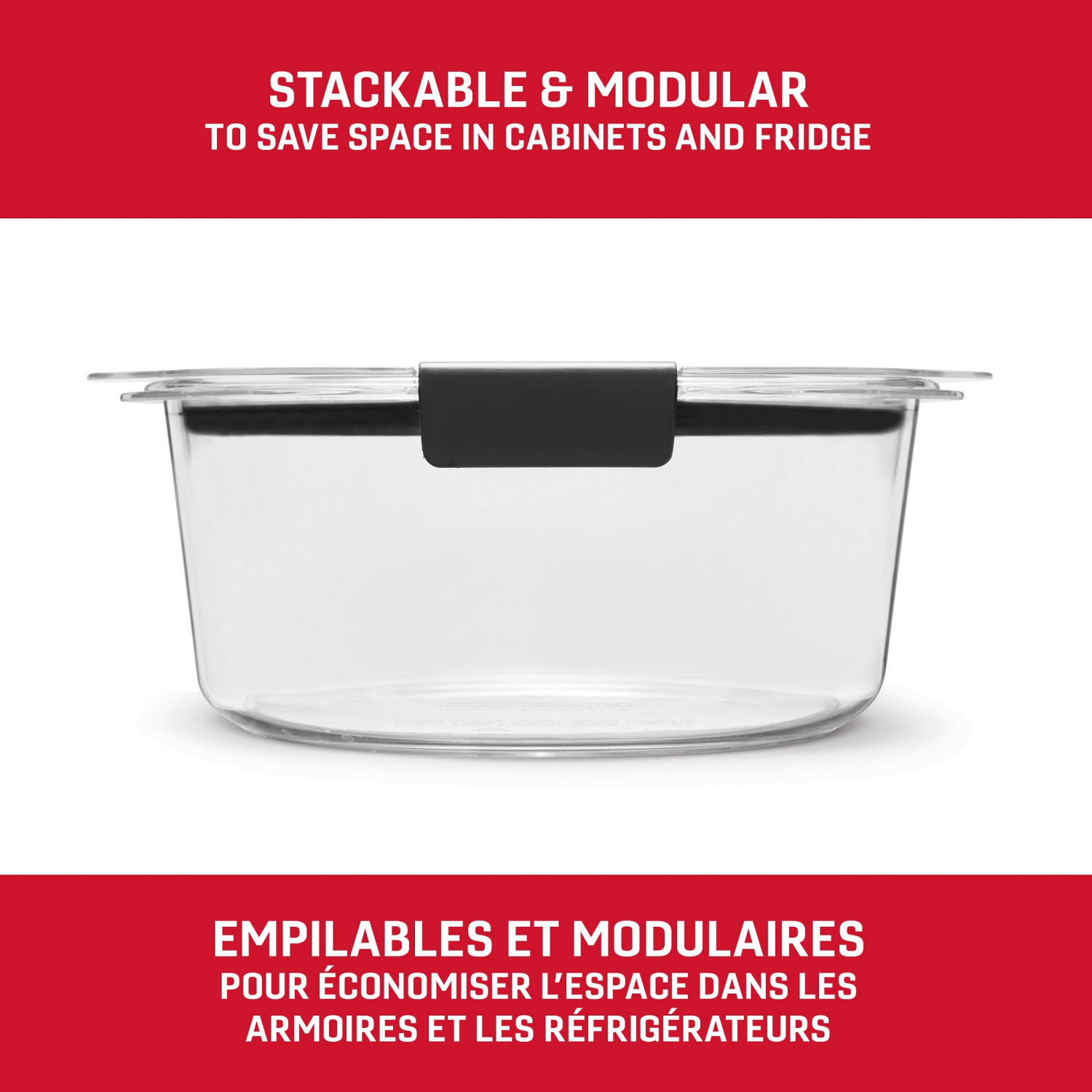 slide 4 of 4, Rubbermaid 7c Brilliance Round Food Storage Container, 1 ct