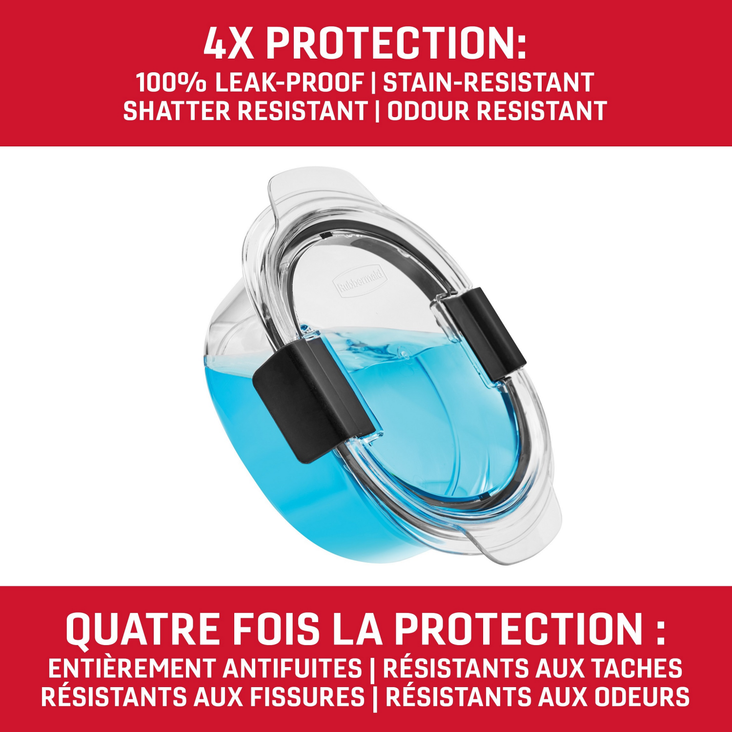 slide 2 of 4, Rubbermaid 2pk 3.5c Brilliance Round Food Storage Containers, 2 ct